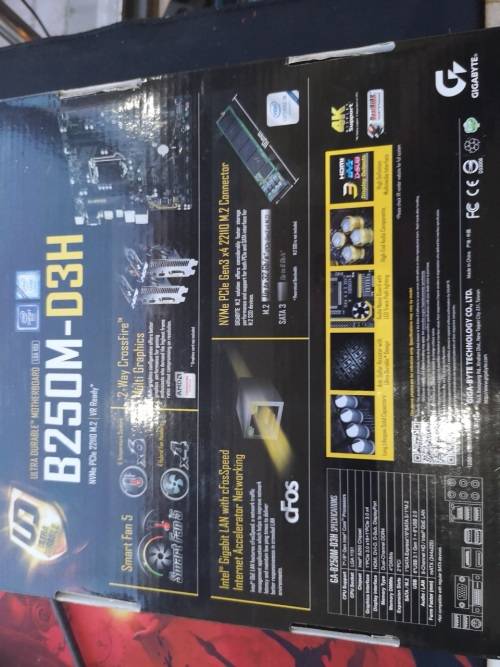 ***BRAND NEW***GIGABYTE B250M-D3H*2 WAY CROSSFIRE*6TH,7TH GEN SUPPORT*4K DISPLAY SUPPORT*VR READY*